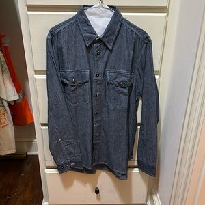 Barbour denim button down
